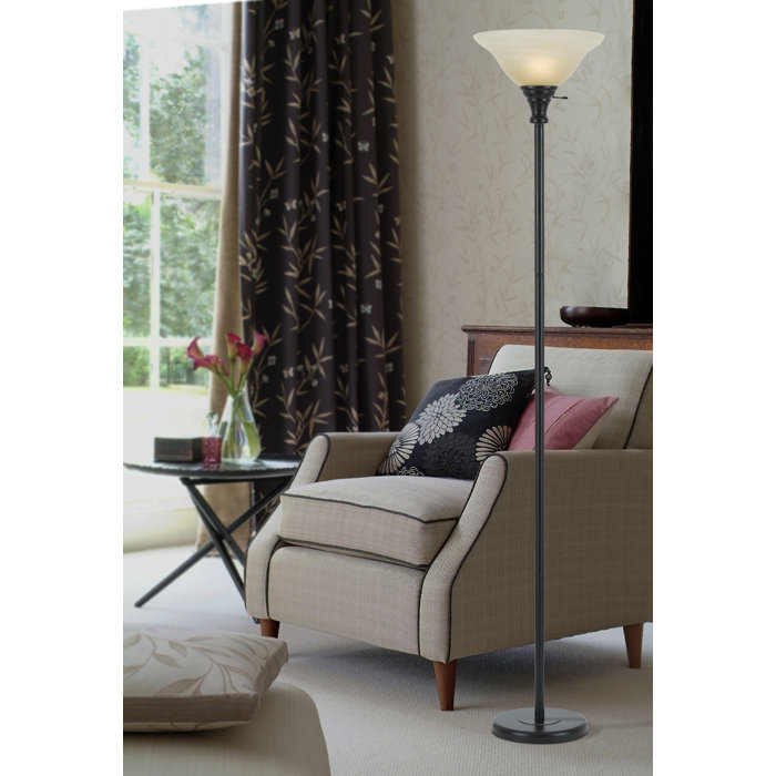 Red Barrel Studio® Sagers 70'' Torchiere Floor Lamp & Reviews Wayfair